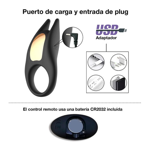 ¡WOW! Bat Ring - Anillo vibrador - Imagen 3
