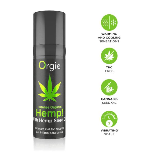 Hemp! Intense Orgasm – Orgie | Vibrador Líquido con Cáñamo con efecto vibración 7/10 - Imagen 5