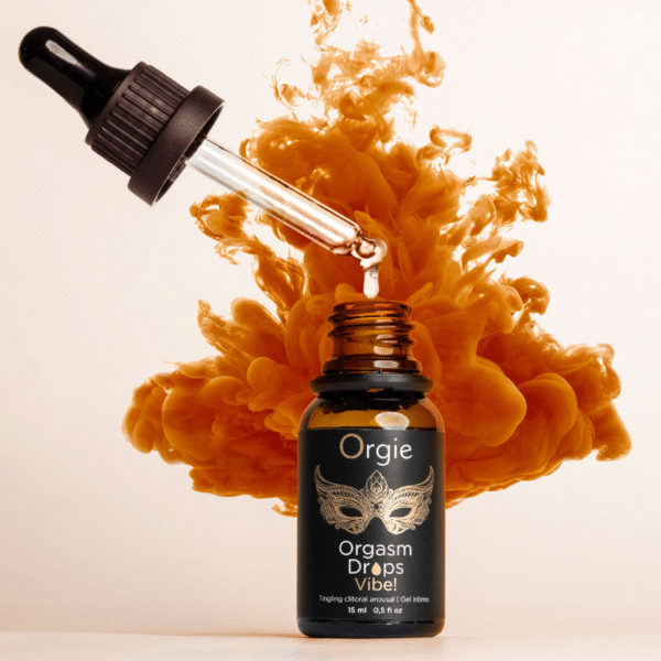 Orgasm Drops Vibe! – Orgie | Gotas Orgasmicas Besables con Efecto Vibración 6/10 Sabor Durazno - Imagen 3