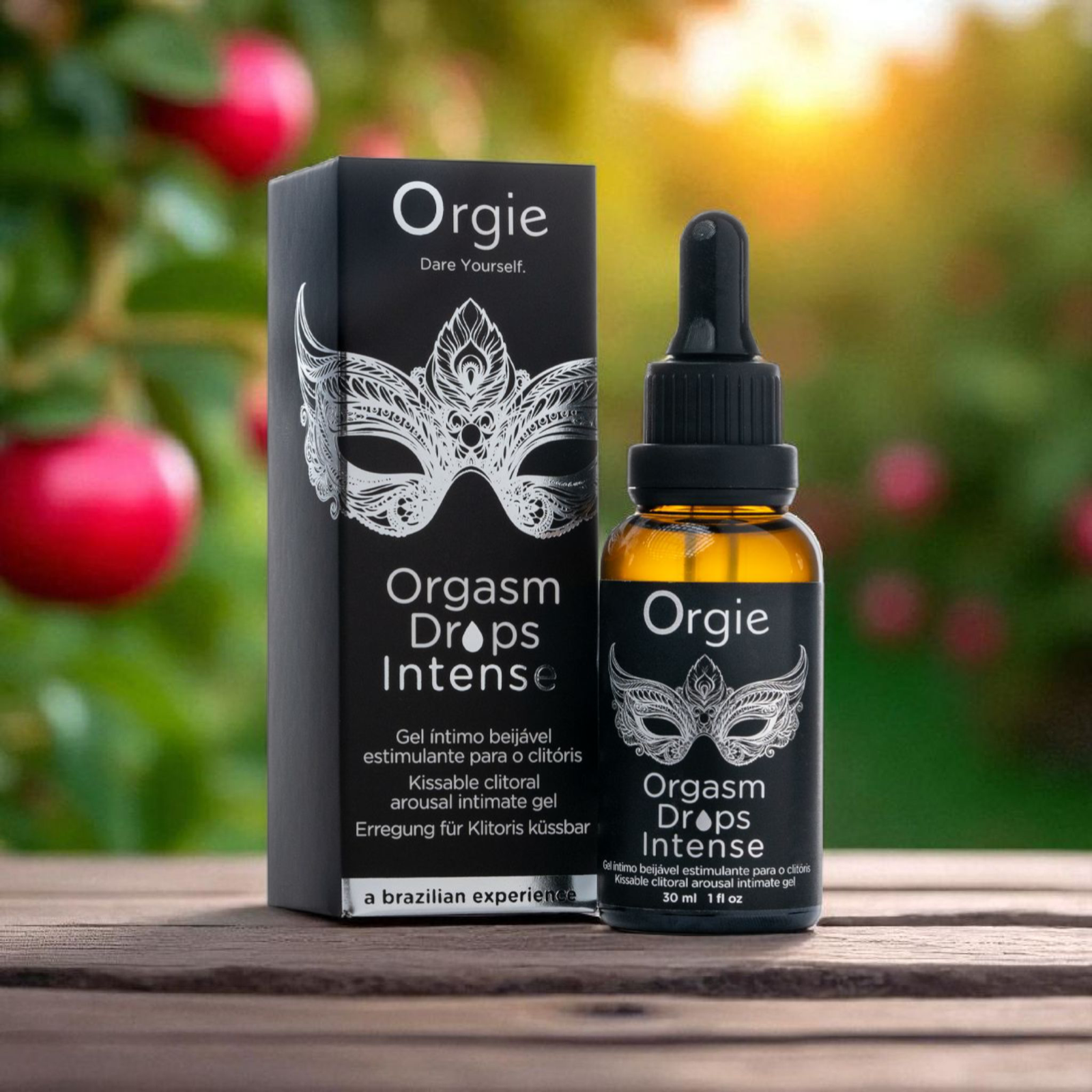 Orgasm Drops Intense – Orgie | Gotas Orgasmicas Besables Sabor Manzana