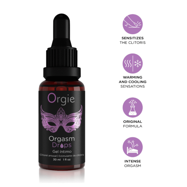 Orgasm Drops Clitoral Arousal – Gotas Orgasmicas con efecto de Calor y Frio - Imagen 4